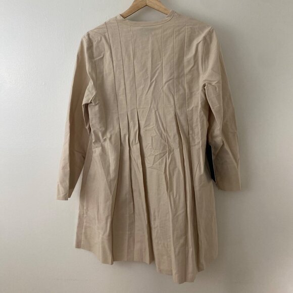 NWT Tuckernuck Stone Luella Pleated Dress Beige - Picture 8 of 10